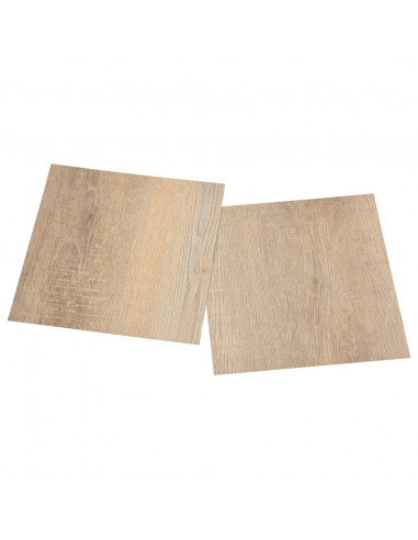 Listoni per Pavimenti Autoadesivi 20 pz in PVC 1,86 m² Marroni