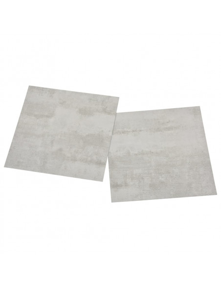 Listoni Pavimenti Adesivi 20 pz in PVC 1,86 m² Grigio Chiaro