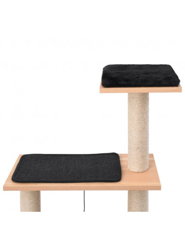 Albero per Gatti con Tappeto Tiragraffi in Sisal 123 cm