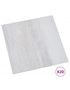 Listoni Pavimenti Adesivi 20 pz in PVC 1,86 m² Grigio Chiaro 2