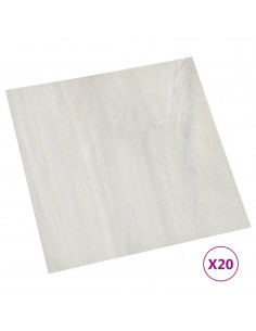 Listoni per Pavimenti Autoadesivi 20 pz in PVC 1,86 m² Crema 2