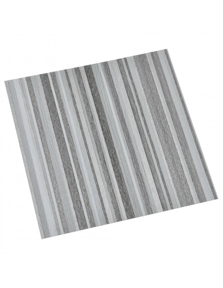 Listoni Pavimenti Adesivi 20 pz in PVC 1,86 m² Grigio Chiaro