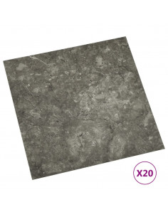 Listoni per Pavimenti Autoadesivi 20 pz in PVC 1,86 m² Grigi 2