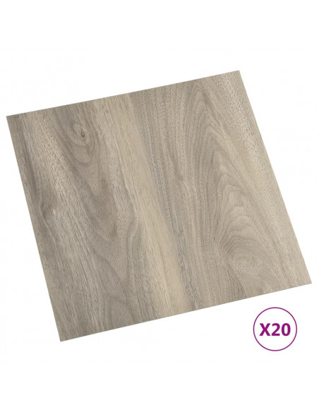 Listoni per Pavimenti Autoadesivi 20 pz in PVC 1,86 m² Talpa