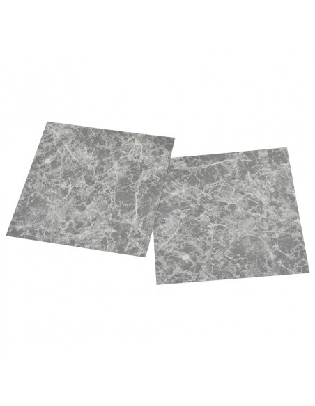 Listoni Pavimenti Autoadesivi 20 pz PVC 1,86 m² Grigio Cemento