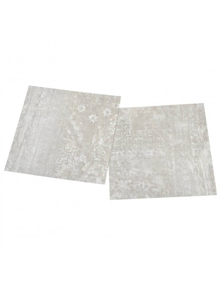 Listoni Pavimenti Adesivi 20 pz in PVC 1,86 m² Grigio Chiaro