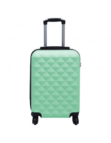 Set Valigie Trolley a Custodia Rigida 2 pz Menta in ABS
