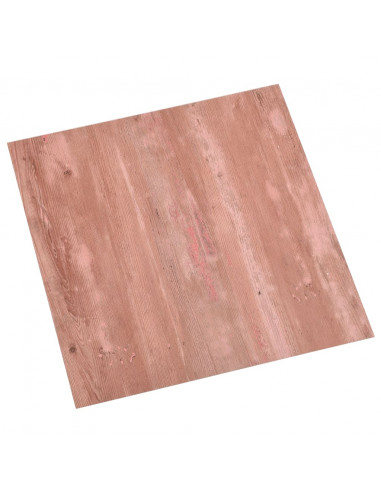 Listoni per Pavimenti Autoadesivi 20 pz in PVC 1,86 m² Rosso