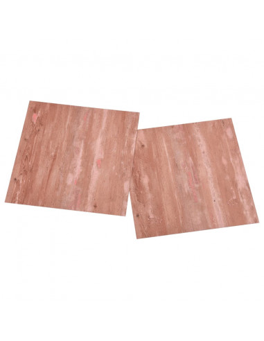 Listoni per Pavimenti Autoadesivi 20 pz in PVC 1,86 m² Rosso