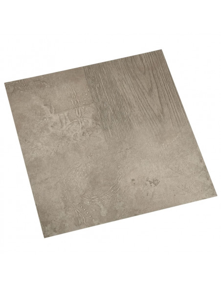 Listoni per Pavimenti Autoadesivi 20 pz in PVC 1,86 m² Grigio