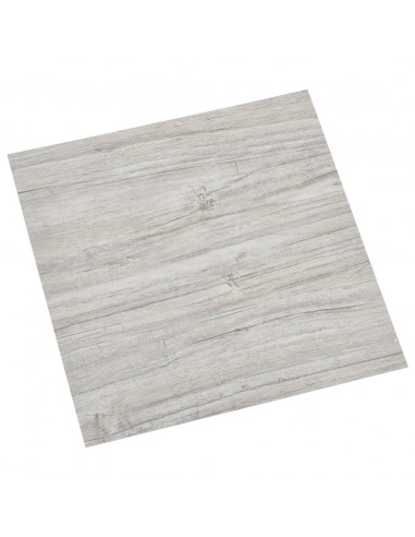 Listoni Pavimenti Adesivi 20 pz in PVC 1,86 m² Grigio Chiaro