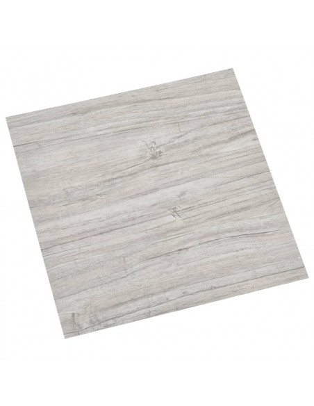 Listoni Pavimenti Adesivi 20 pz in PVC 1,86 m² Grigio Chiaro