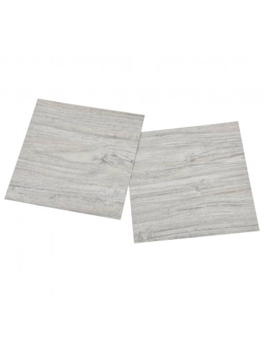 Listoni Pavimenti Adesivi 20 pz in PVC 1,86 m² Grigio Chiaro