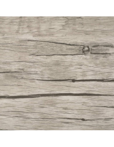 Listoni Autoadesivi in PVC 5,21 m² 2 mm Rovere Slavato