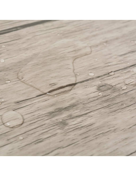 Listoni Autoadesivi in PVC 5,21 m² 2 mm Rovere Slavato