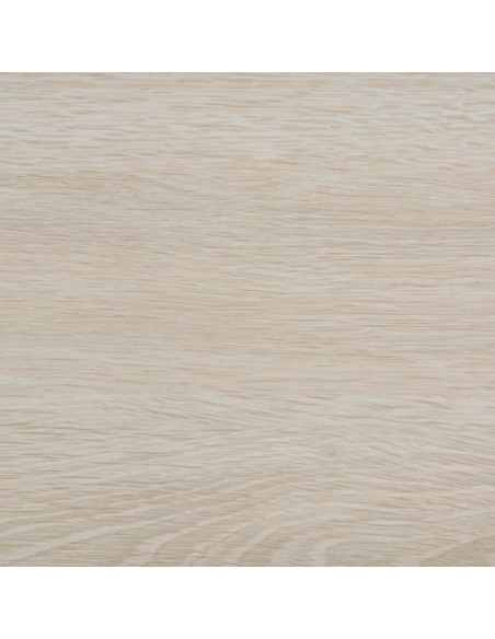Listoni Autoadesivi in PVC 5,21 m² 2 mm Rovere Bianco Classico