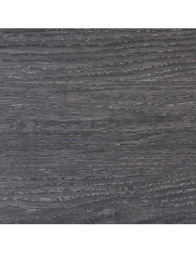 Listoni Autoadesivi in PVC 5,21 m² 2 mm Bianco e Nero