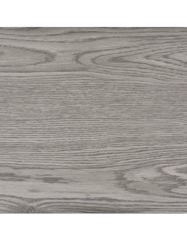 Listoni Pavimento Autoadesivi PVC 5,21 m² 2 mm Grigio Scuro