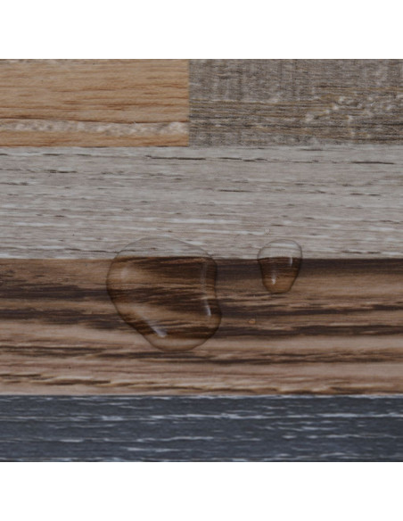 Listoni Autoadesivi Pavimentazione PVC 5,21 m² 2 mm Multicolori