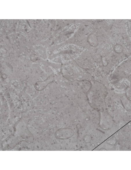 Listoni Autoadesivi in PVC 5,21 m² 2 mm Grigio Terra