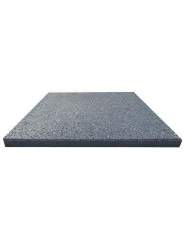Piastrelle Anticaduta 6 pz in Gomma 50x50x3 cm Grigio