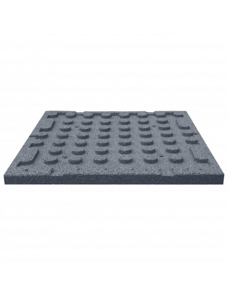 Piastrelle Anticaduta 12 pz in Gomma 50x50x3 cm Grigie