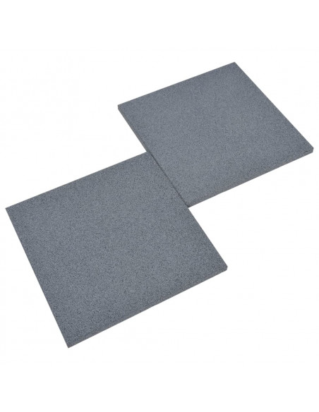 Piastrelle Anticaduta 18 pz in Gomma 50x50x3 cm Grigie