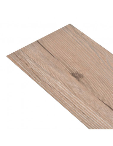 Listoni Pavimenti Autoadesivi in PVC 2,51 m² 2mm Rovere Marrone