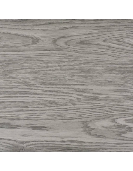 Listoni Pavimenti Autoadesivi in PVC 2,51 m² 2mm Grigio Scuro