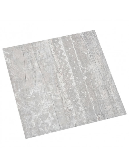 Listoni per Pavimenti Autoadesivi 55 pz in PVC 5,11 m² Grigi