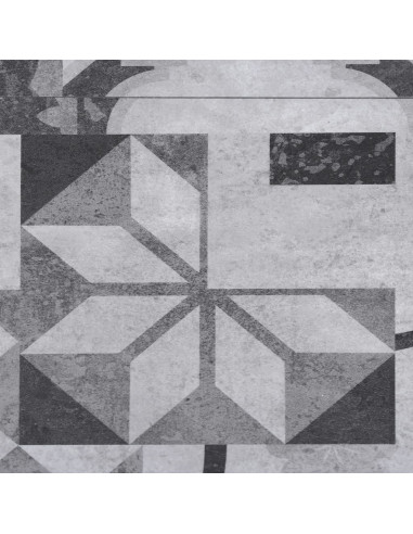 Listoni Pavimento in PVC 4,46 m² 3 mm Autodesivi Motivo Grigio