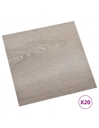 Listoni per Pavimenti Autoadesivi 20 pz in PVC 1,86 m² Talpa