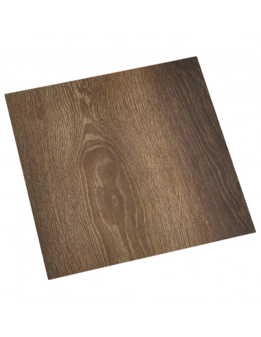Listoni per Pavimenti Autoadesivi 55 pz in PVC 5,11 m² Marroni