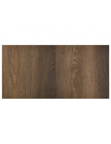 Listoni per Pavimenti Autoadesivi 55 pz in PVC 5,11 m² Marroni