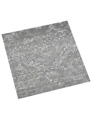 Listoni Pavimenti Autoadesivi 55 pz PVC 5,11 m² Grigio Cemento