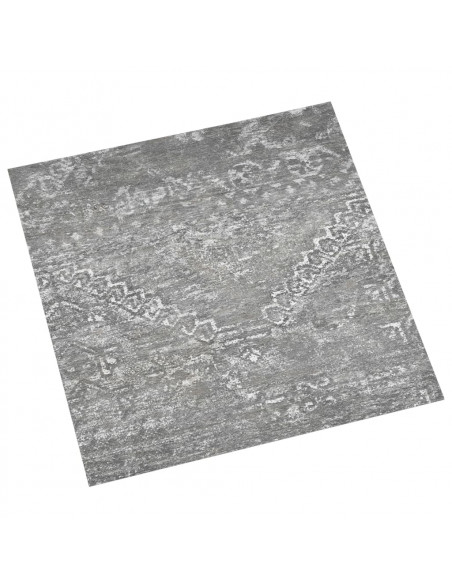 Listoni Pavimenti Autoadesivi 55 pz PVC 5,11 m² Grigio Cemento