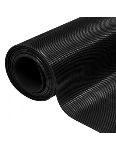 Tappetino Antiscivolo in Gomma 5 x 1 m a Lamiere Fini