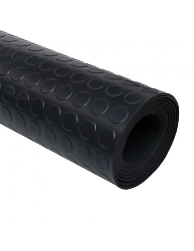 Tappetino Antiscivolo in Gomma 1,5x2 m 3 mm a Pois