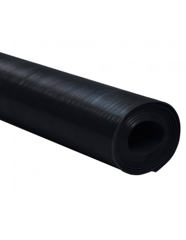 Tappetino Antiscivolo in Gomma 1,5x4 m 3 mm a Coste Fini