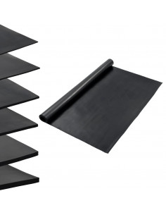 Tappetino Antiscivolo in Gomma 1,2x2 m 1 mm Liscio 2