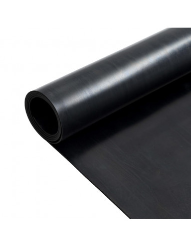 Tappetino Antiscivolo in Gomma 1,2x2 m 2 mm Liscio