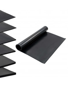 Tappetino Antiscivolo in Gomma 1,2x2 m 8 mm Liscio 2