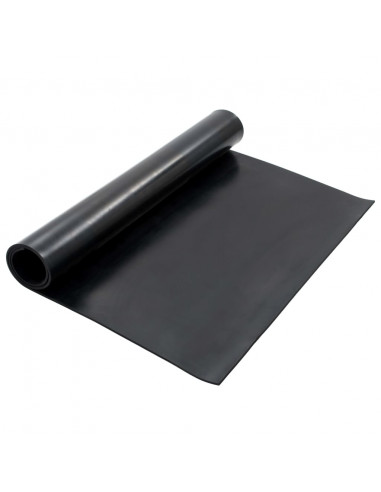 Tappetino Antiscivolo in Gomma 1,2x2 m 8 mm Liscio