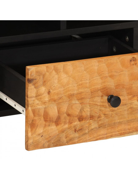 Mobile Porta TV 100x33x46 cm in Legno Massello di Acacia
