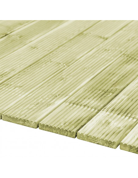 Tavole Pavimento 40 pz 5,8 m² 1m Legno Massello Pino Impregnato