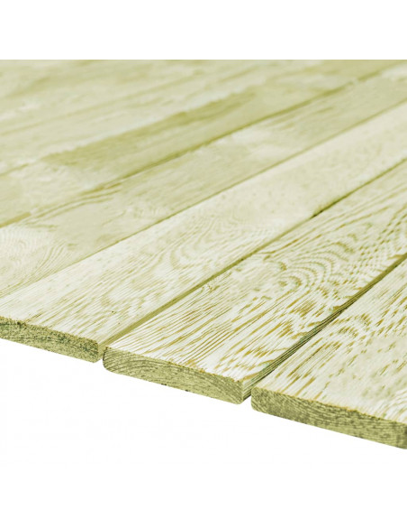 Tavole Pavimento 36pz 4,32 m² 1m Legno Massello Pino Impregnato