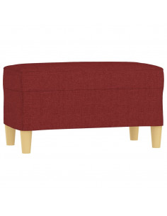 Panca Rosso Vino 70x35x41 cm in Tessuto 2
