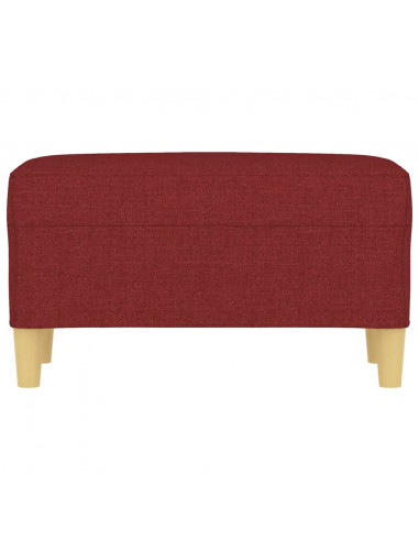 Panca Rosso Vino 70x35x41 cm in Tessuto