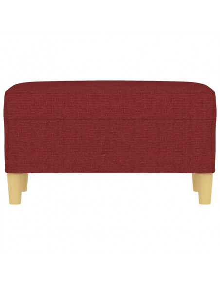 Panca Rosso Vino 70x35x41 cm in Tessuto