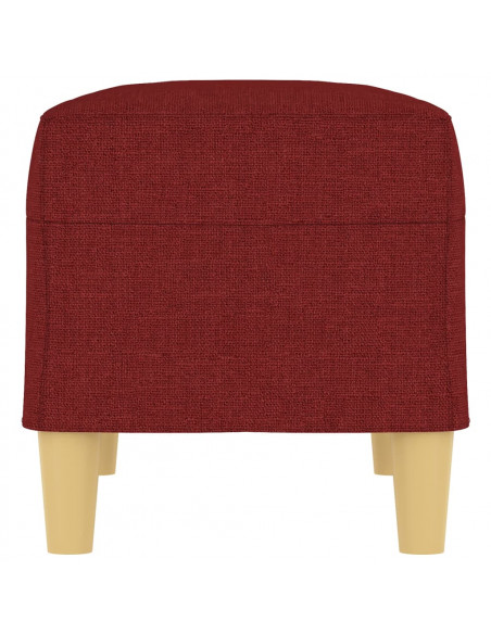 Panca Rosso Vino 70x35x41 cm in Tessuto